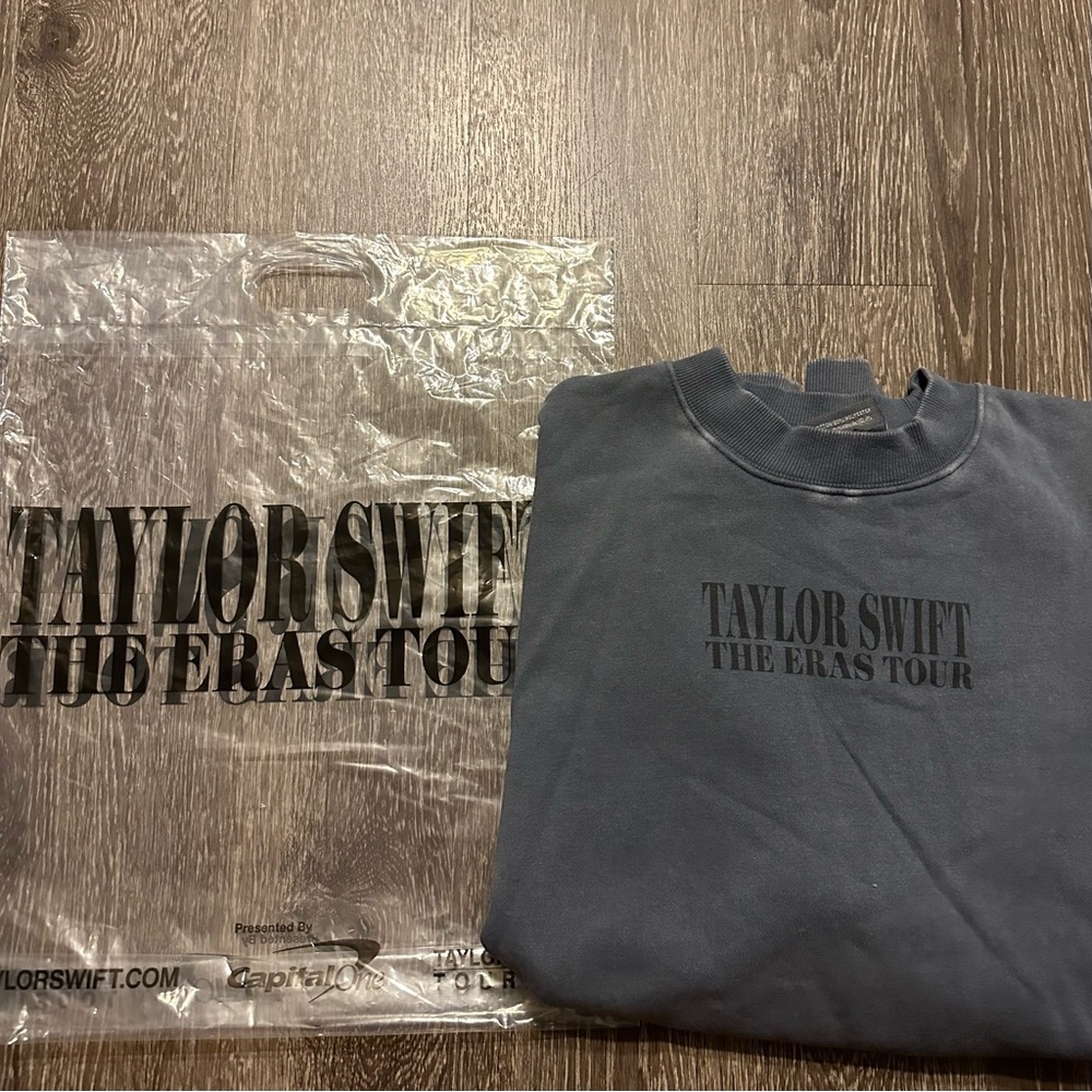 Taylor Swift eras tour blue crewneck